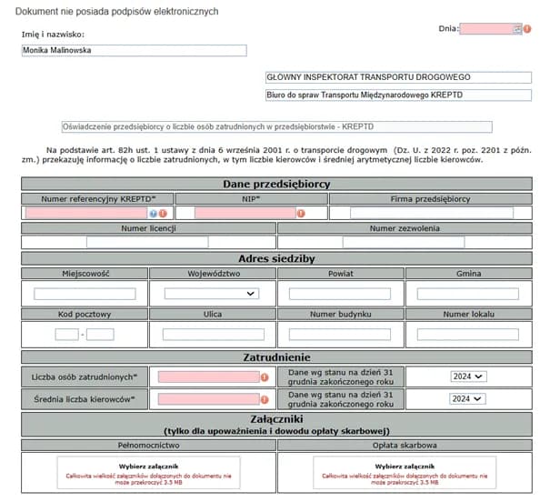 Jak wypełnić oświadczenie o zatrudnieniu kierowcy bez błędów? Jak wypełnić oświadczenie o zatrudnieniu kierowcy bez błędów?